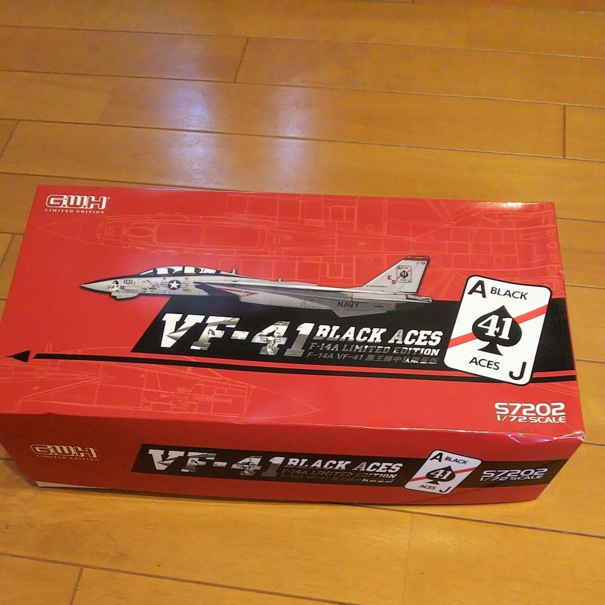 アメリカ海 F-14A VF-41 BLACK ACES （1 72スケール S7202 ） JCW 1/72
