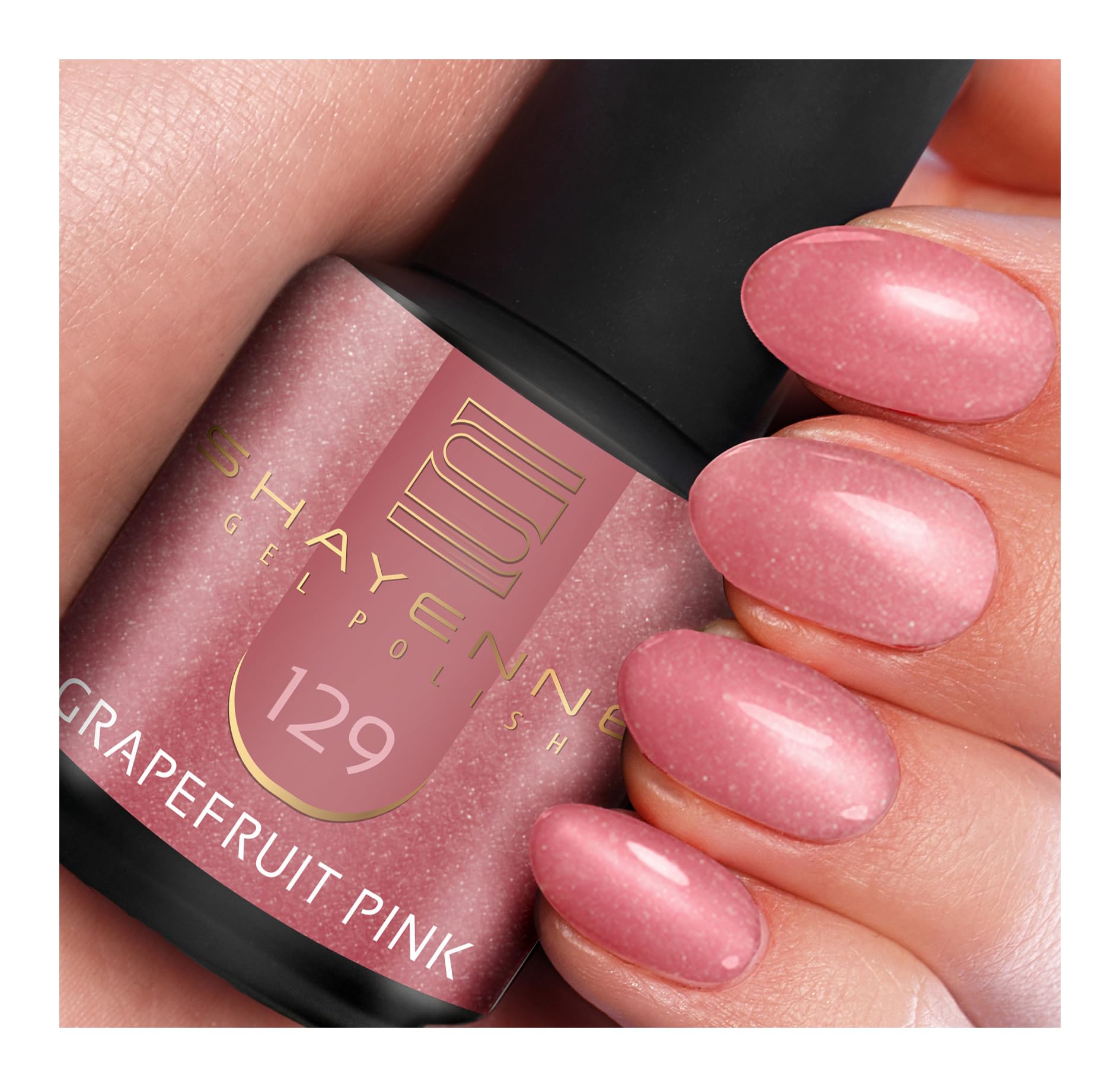SHAYENNE UV Gel Nagellack Schwarz 15ml – 63 Black Diamond Gl