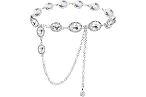 Chain Belt for Women - Rhinestone Belt Chain
