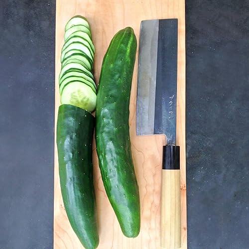 Miniatura 6 de CHUXAY GARDEN Shintokiwa Semilla de pepino japonés, 50 semillas de verduras orgánicas sin OMG, fáciles de cultivar