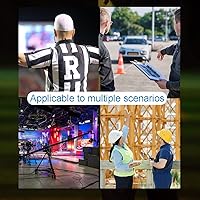 Vista 5 de MIMIRACLE Auriculares de árbitro, sistema de comunicación de árbitro con auricular de maleta, intercomunicador Bluetooth para fútbol, balonmano