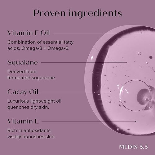 Miniatura 7 de MEDIX Crema de vitamina C + suero de refuerzo de vitamina F, loción corporal hidratante de 2 piezas  Crema reafirmante e iluminadora que disminuye