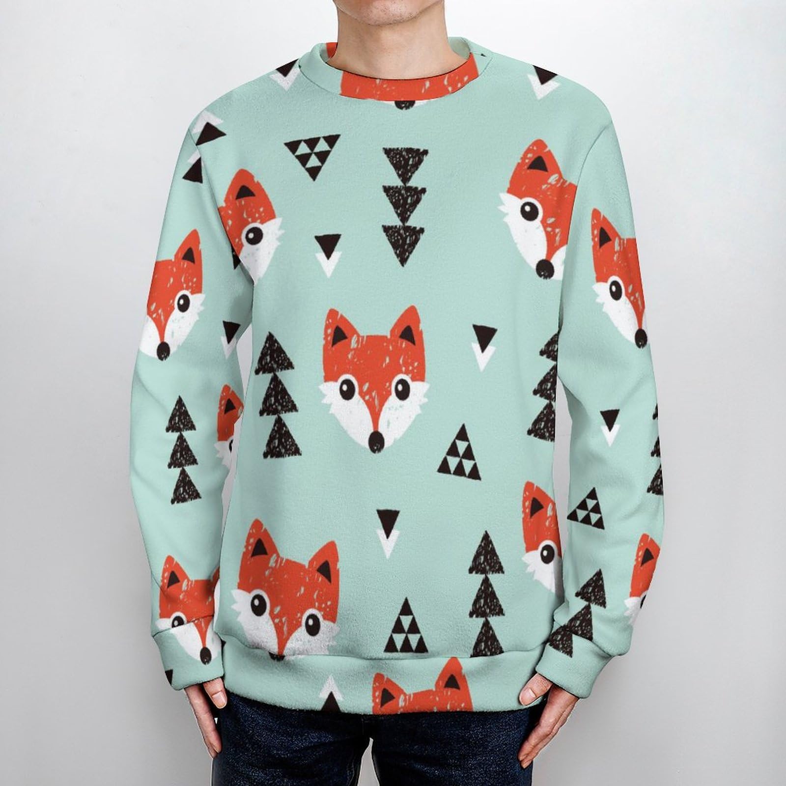 Amazon.co.jp: メンズ セーター アニマル柄 動物 たぬき ニット T