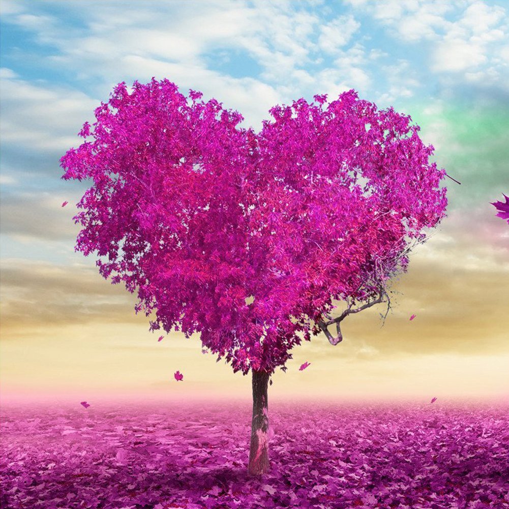 HOHOME 5D Diamond Painting Cross Stitch Kits DIY Handmade Full Drill Resin Diamond Embroidery Mosaic for Home Decoration