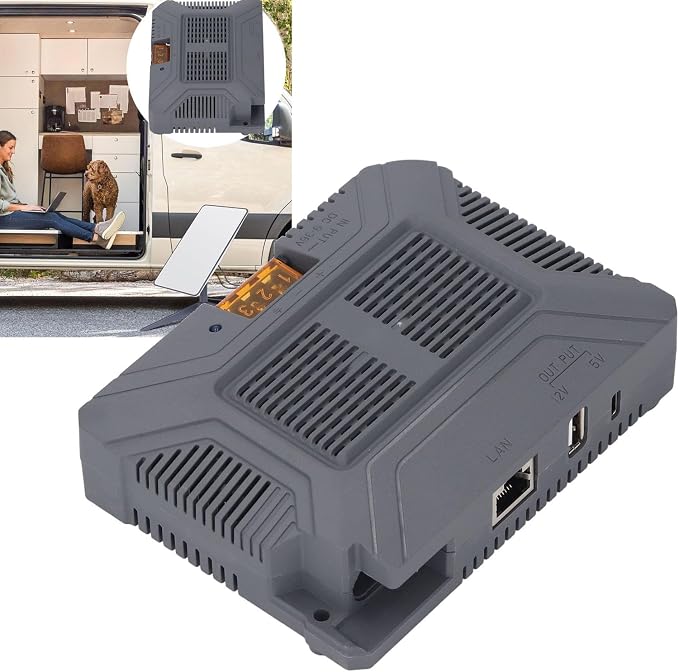 Inyector PoE Gigabit (GigE), 1000 Mbps, entrada DC 9-36 V, salida USB-A y USB-C, potencia de salida 180 W, para dispositivos Gen 2 miniatura 2