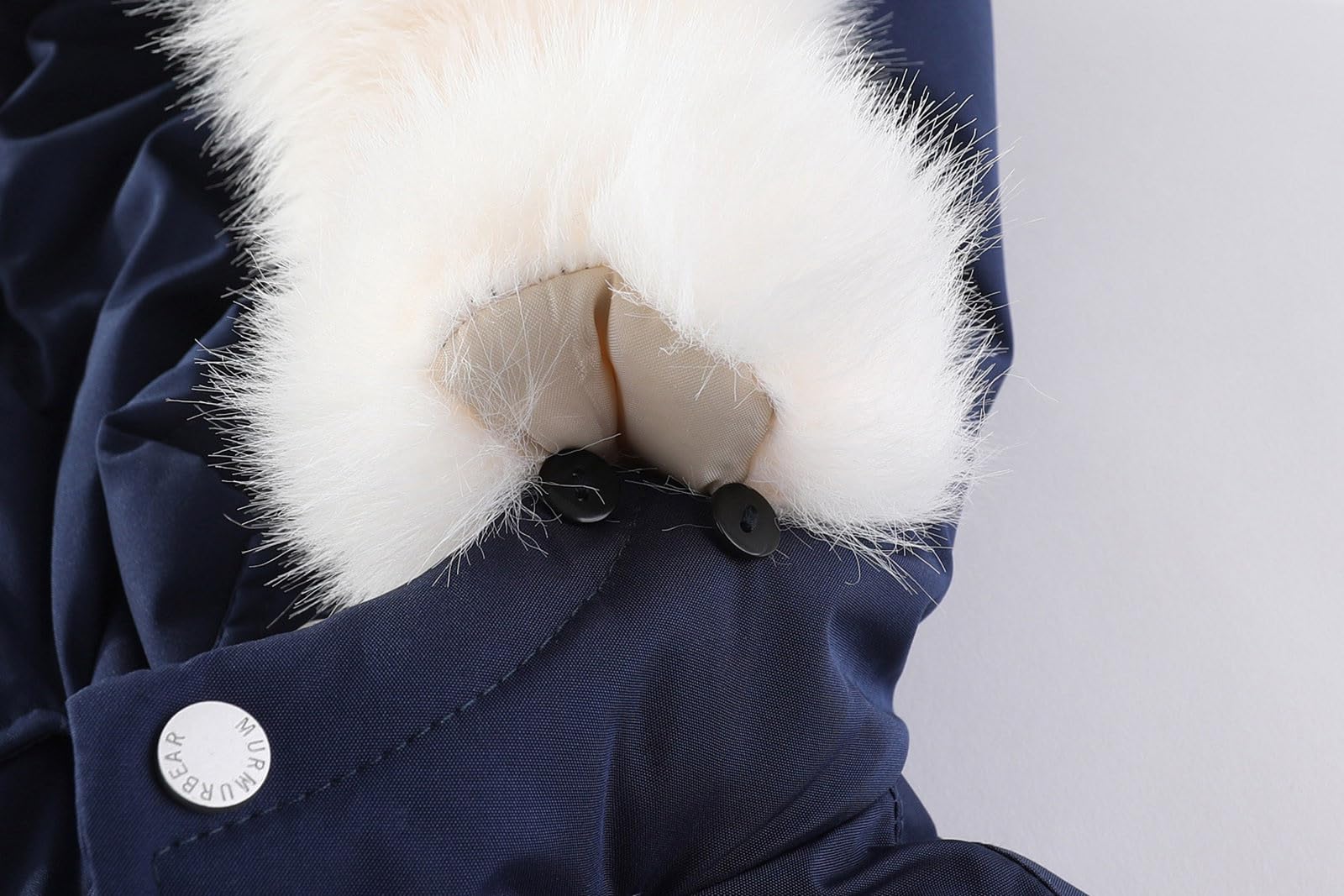 Generisch Tuta da neve invernale per bambini, spessa, calda, con cerniera solida, tuta intera per neonata e bambina, con maglione, giacca intima