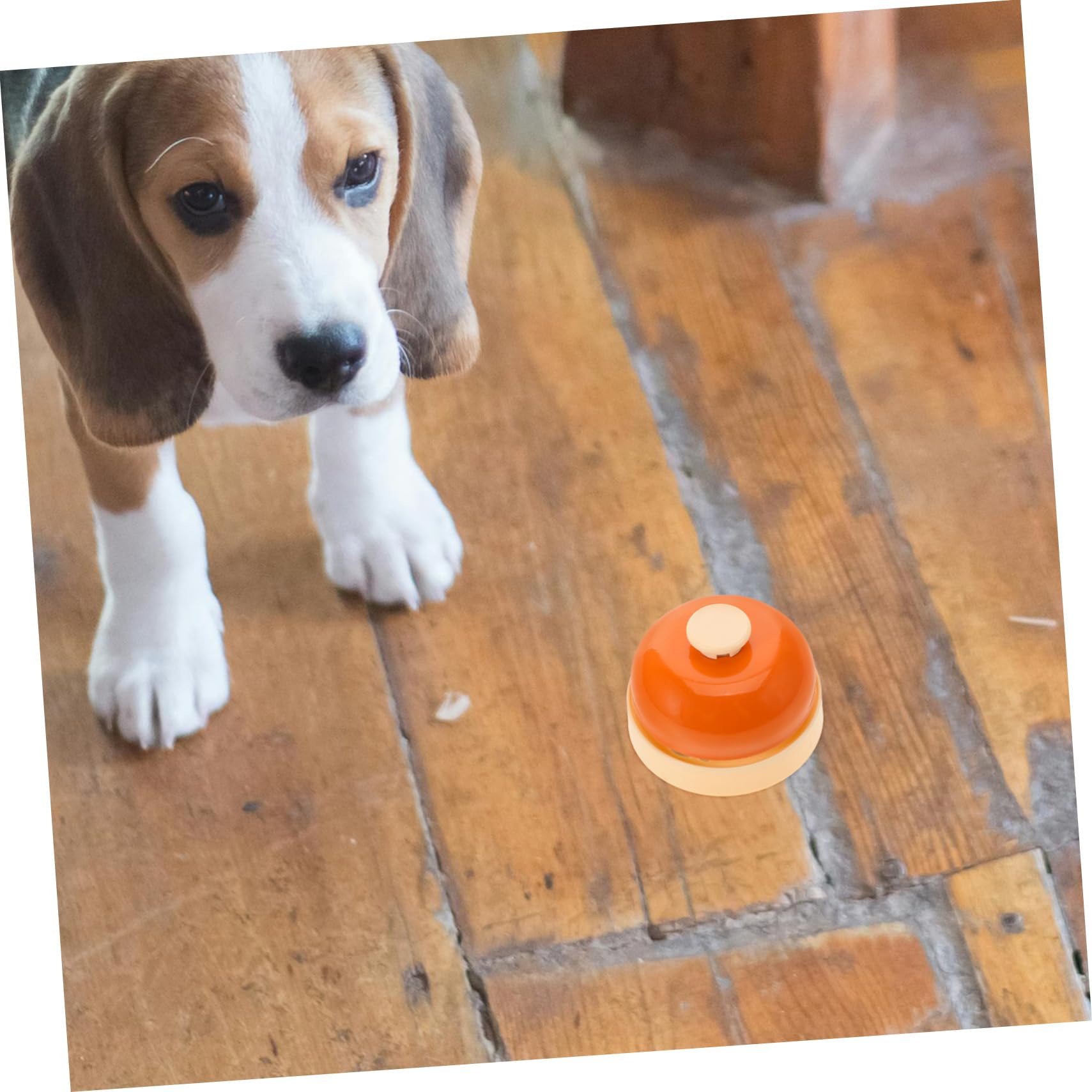 FONDOTIN Pet Doorbell Dog Buttons Interactive Potty Training Bell Construction Engaging for Dogs Cats
