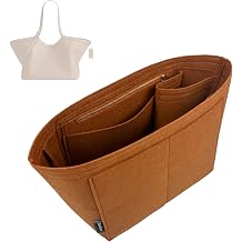 Divitize Premium Purse Organizer compatible with Coach Gramercy Tote Organizer Insert Perfect Fit, Durable Quality Felt, Full Coverage & No Bulky, 24+ Shades Black, for Gramercy Tote