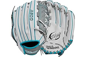 WILSON A500 11.5 Inch Softball Glove - Game Ready, Durable and Comfortable