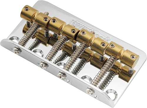 Miniatura 5 de Wilkinson WBBC Vintage - Sillines de latón para Fender Jazz Precision Bass, cromo