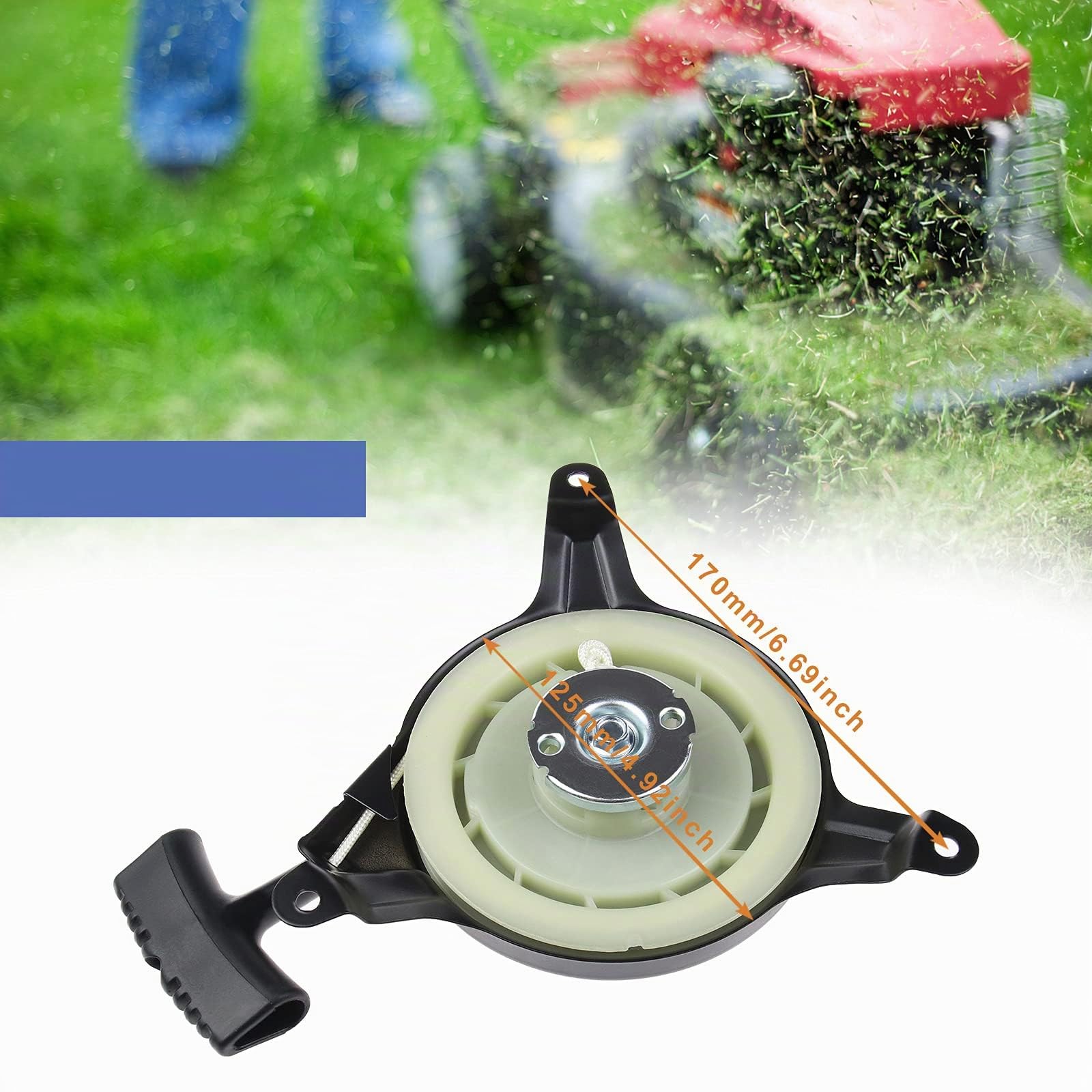 Ensemble Démarreur à Tirette Compatible avec 28400-ZG9-803 28400-ZG9-802 28400-ZG9-M00 28400-ZG9-M10 28400-ZG9-W52 Pièces de Tondeuse à Gazon