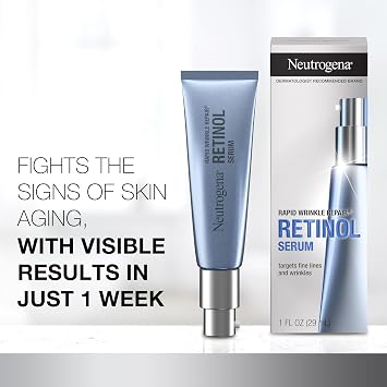 Neutrogena Rapid Wrinkle Repair Retinol Face Serum, 1 fl oz