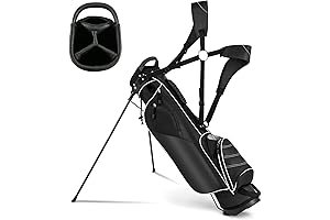 Golf Stand Bag with 4 Way Dividers & 4 Pockets, Clearance