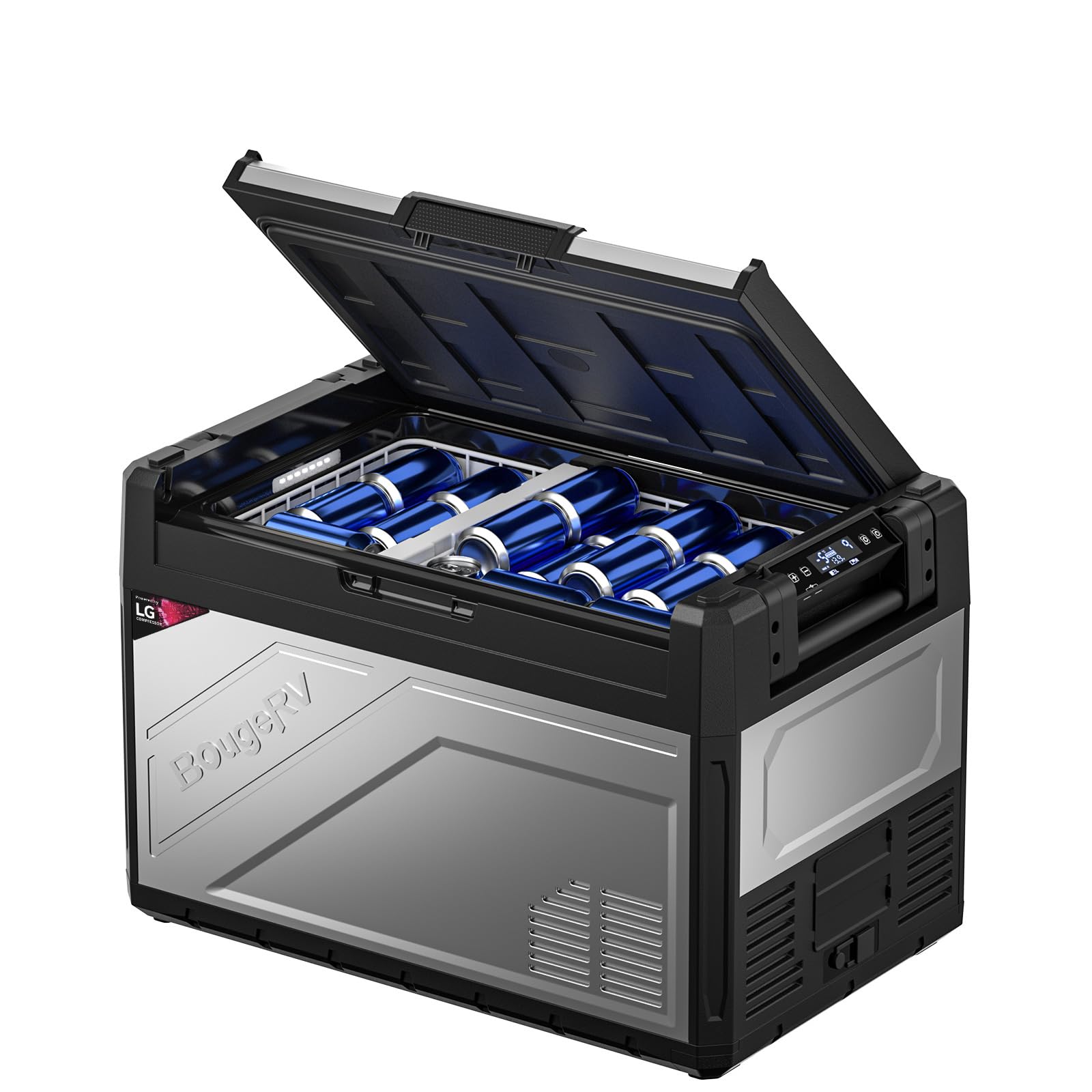 BougeRV Rocky V2.0 55 Quart Dual Zone Car Fridge Freezer