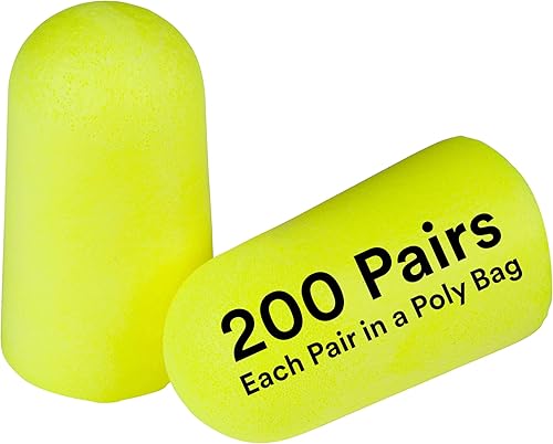 Miniatura 19 de 3M Tapones para oídos, E-A-Rsoft Yellow Neons 311-1251, 200 pares de tapones desechables, empaquetados individualmente, ligeramente más largos