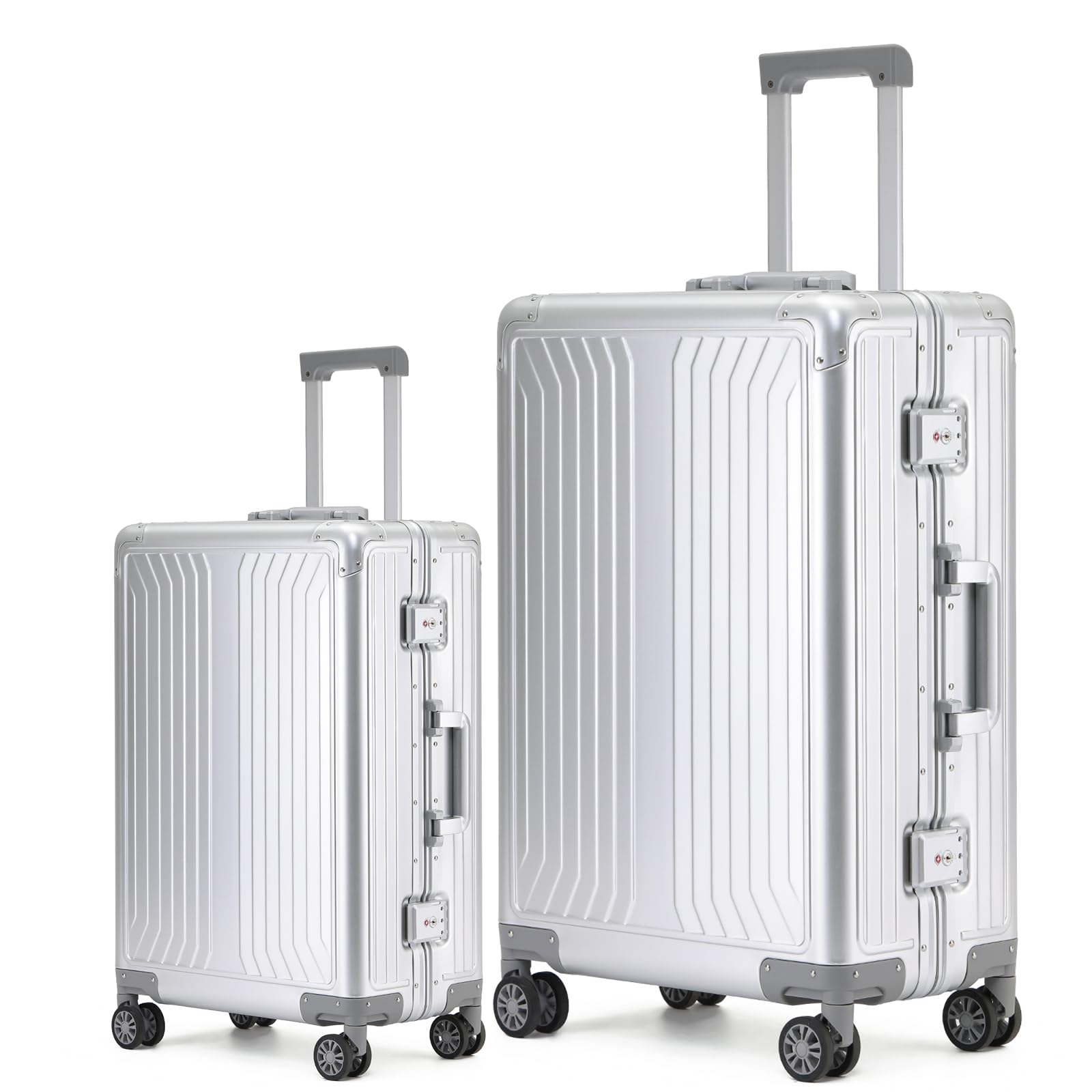 Amazon.com: XZSP AISU Metal all aluminum carry-on suitcase 20