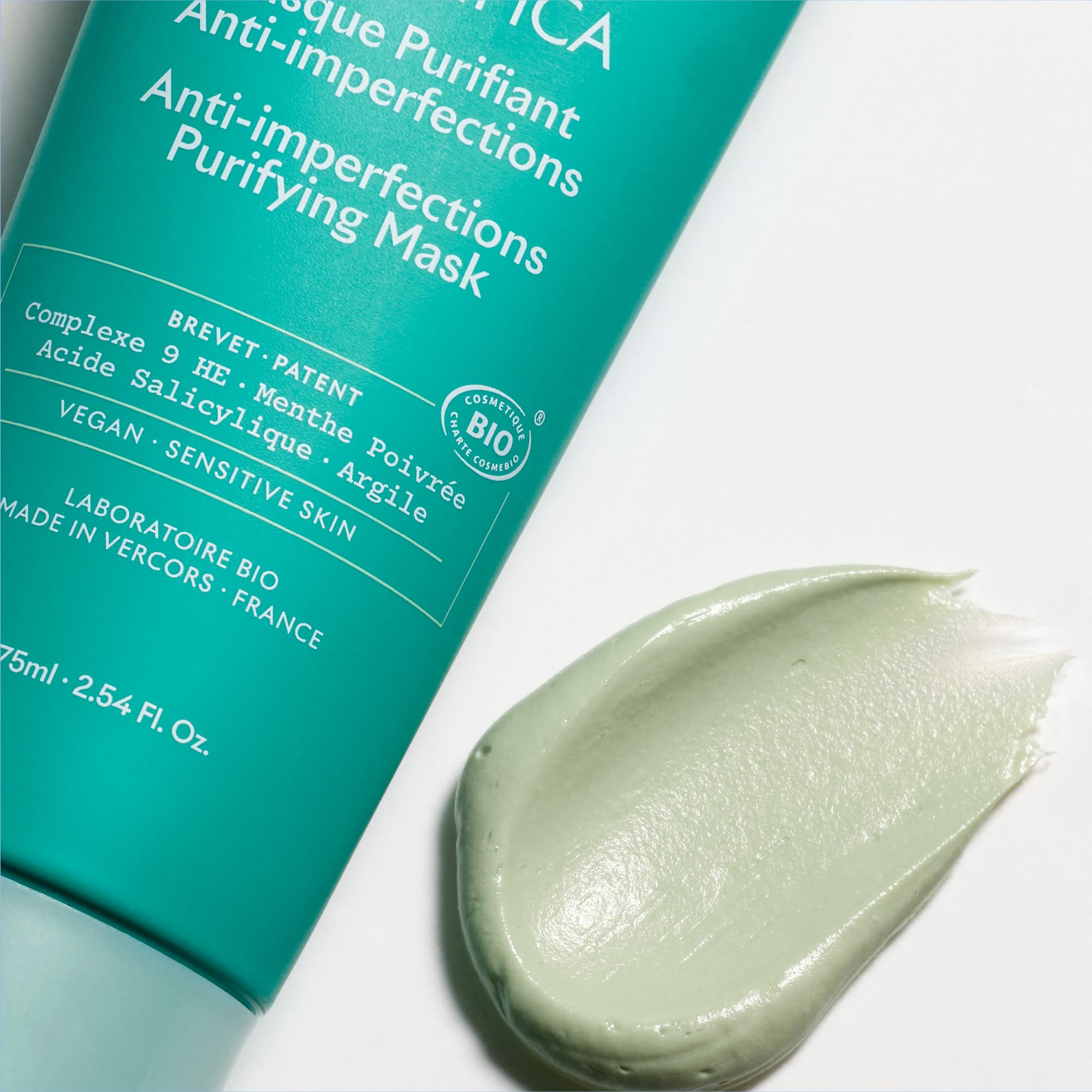 Sanoflore Magnifica Bio-Maske gegen Unreinheiten – Mattierende Pflege für Mischhaut bis fettige Haut – 75 ml