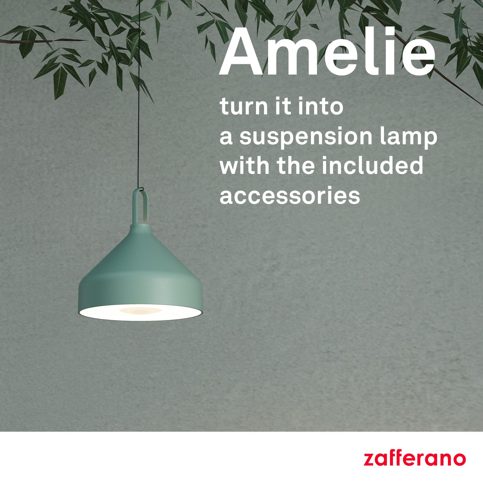 Zafferano, Amelie Lamp, Cordless Rechargeable Table Lamp with Touch Control, Suitable for Indoor and Outdoor Use Dimmer - Image 3