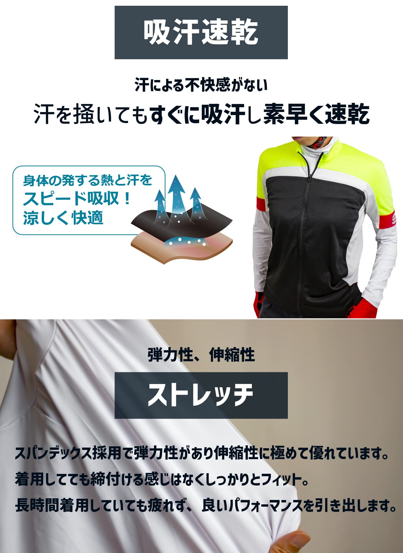 Amazon.co.jp: [ゴリックス] ネックアームカバー UV 日焼け対策 自転車
