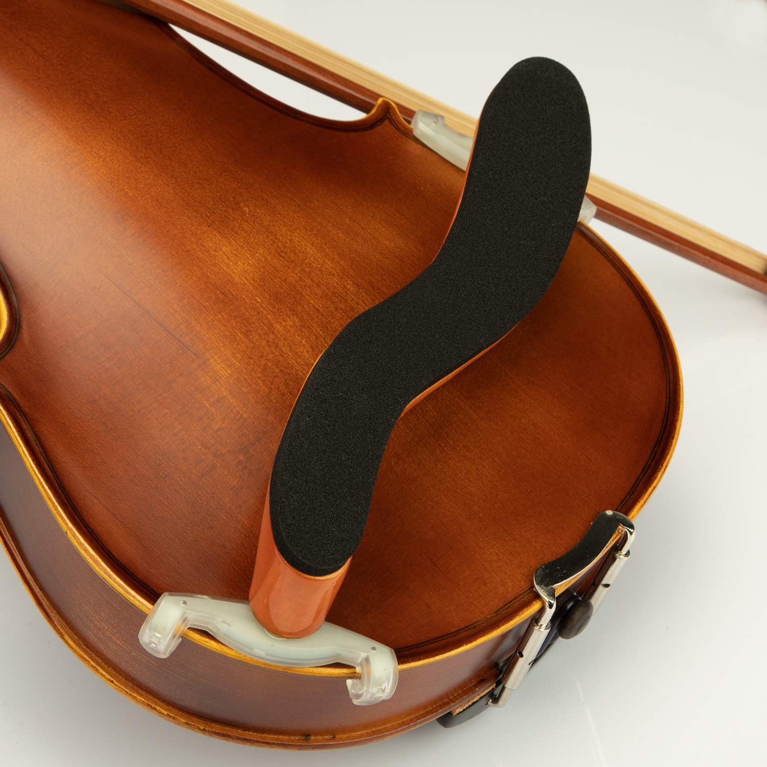 Violin Shoulder Rest for 4/4 and 3/4 Size, Healemo Shoulder Rest for Violin, Perfect for Beginners and Professionals