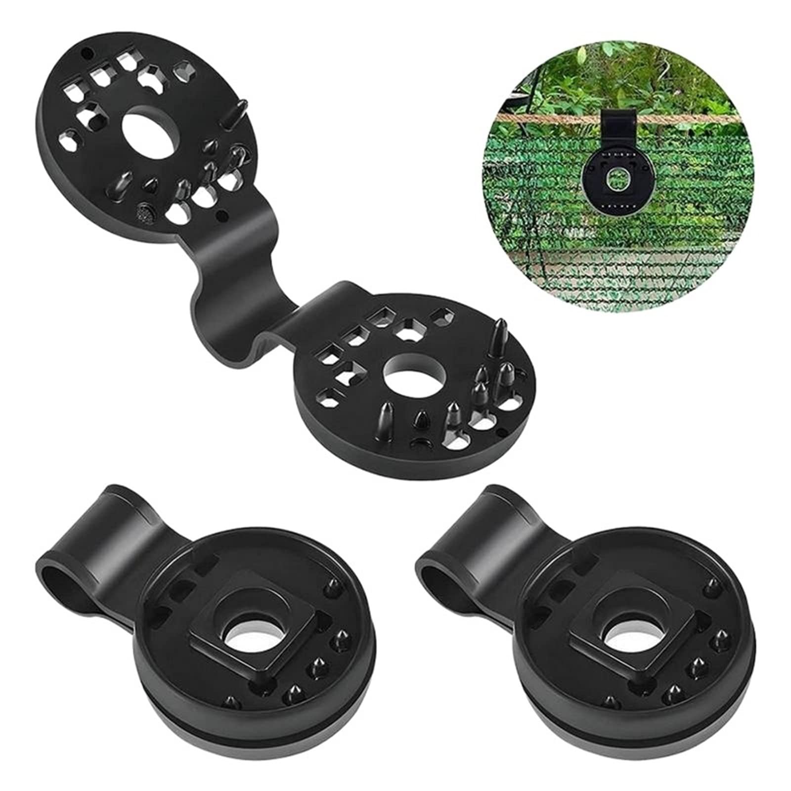 Pince de Fixation pour Filet de Pare-Soleil de jar 50 pcs Tente Clip Pare-Soleil Clip Accessoires Pare-Soleil Jardin Arrière-Cour Outil Accessoires