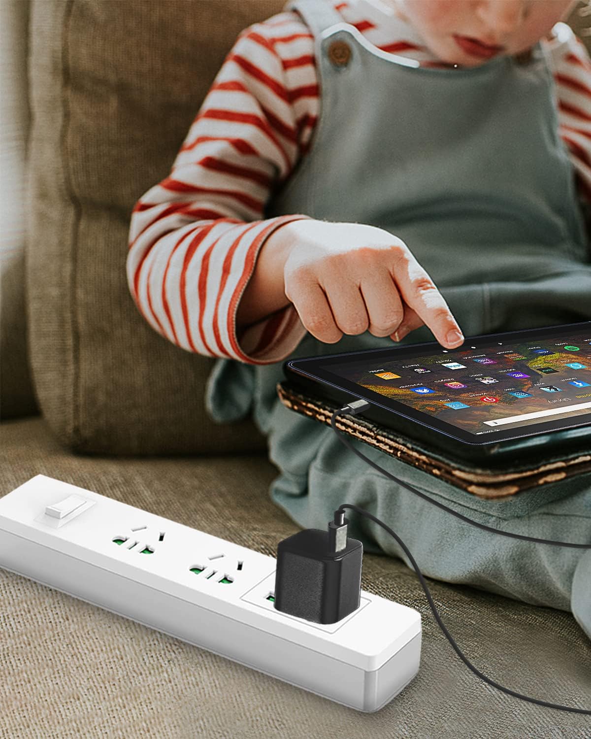 New Made for Fire Charger Fast Charging 15W USB-C 2pack with 6.6Ft Type-C Cable for Fire HD 8 10 Tablet (9-12th Gen),All-New Kindl/Kids/Edition/Paperwhite/Oasis E-Reader(11th Gen) : Electronics