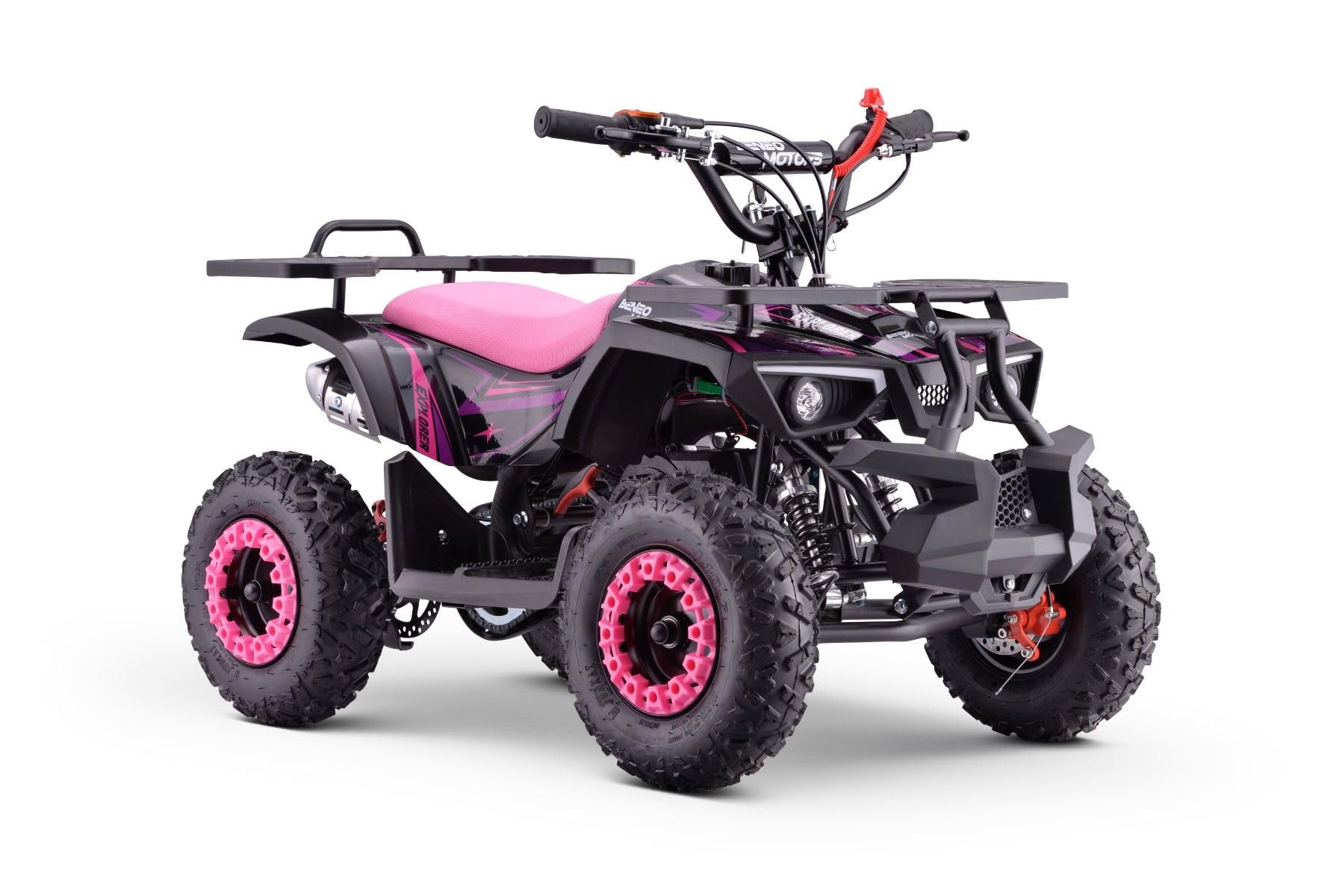 ATV - Mini quad pour enfant Beneo Motors Explorer Rose - 50 cc