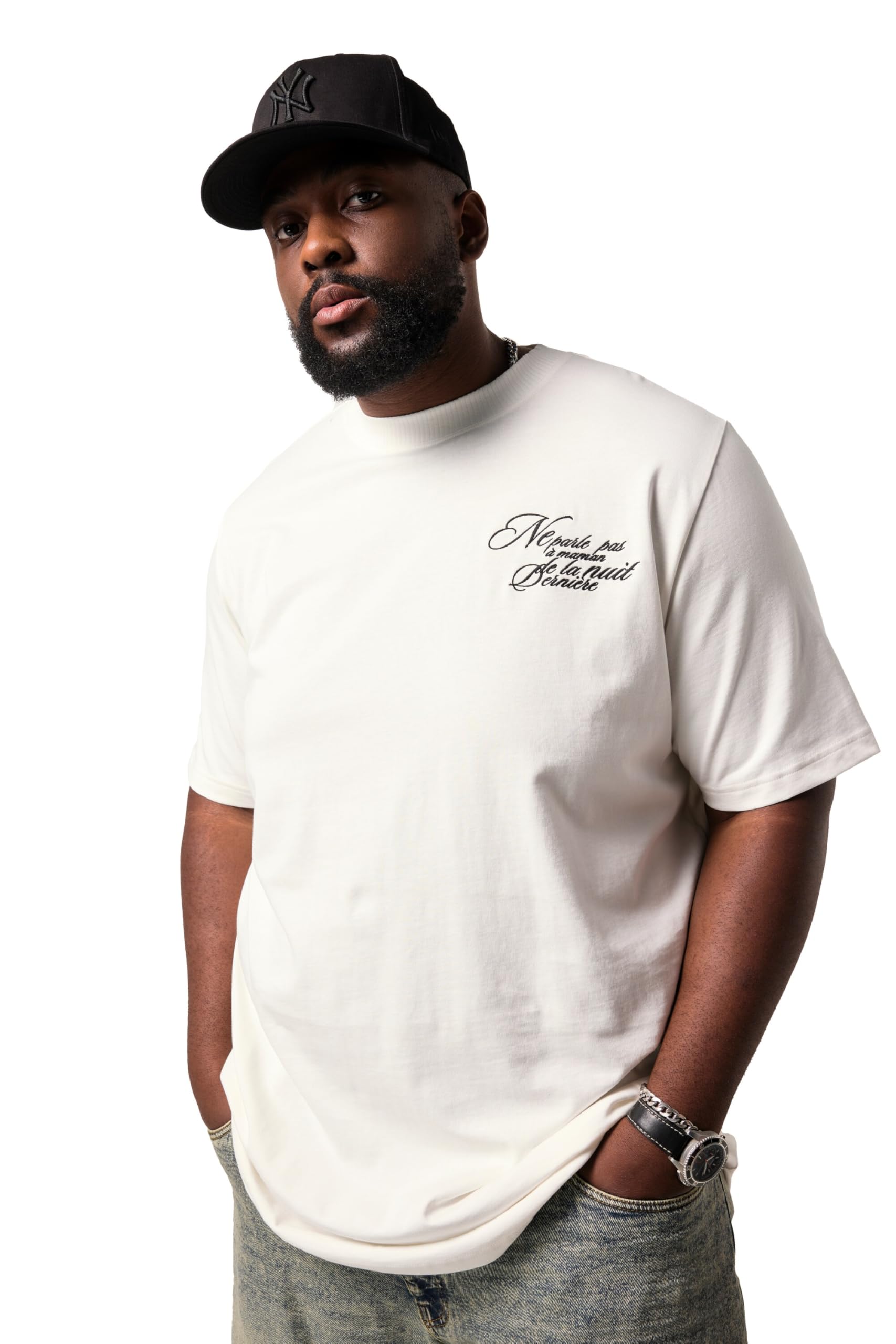 STHUGE T-Shirt, Halbarm, Stickereien 842774