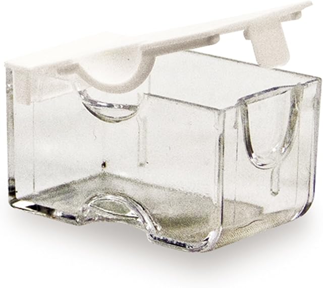 Elizabeth Ward Bead Storage Solutions Clear Plastic Storage Containers (8pc)  Small  Organize Beads, Jewelry Making and Craft Supplies, Earrings and More  Securely Snaps Shut, 1-1/6 x 2 x 1-1/8