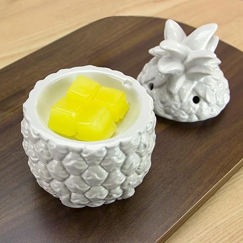 Miniatura 7 de STAR MOON - Calentador de cerámica eléctrico para derretir cera, quemador de cera aromatizante, cubos de cera perfumados, sin llama, sin humo, sin