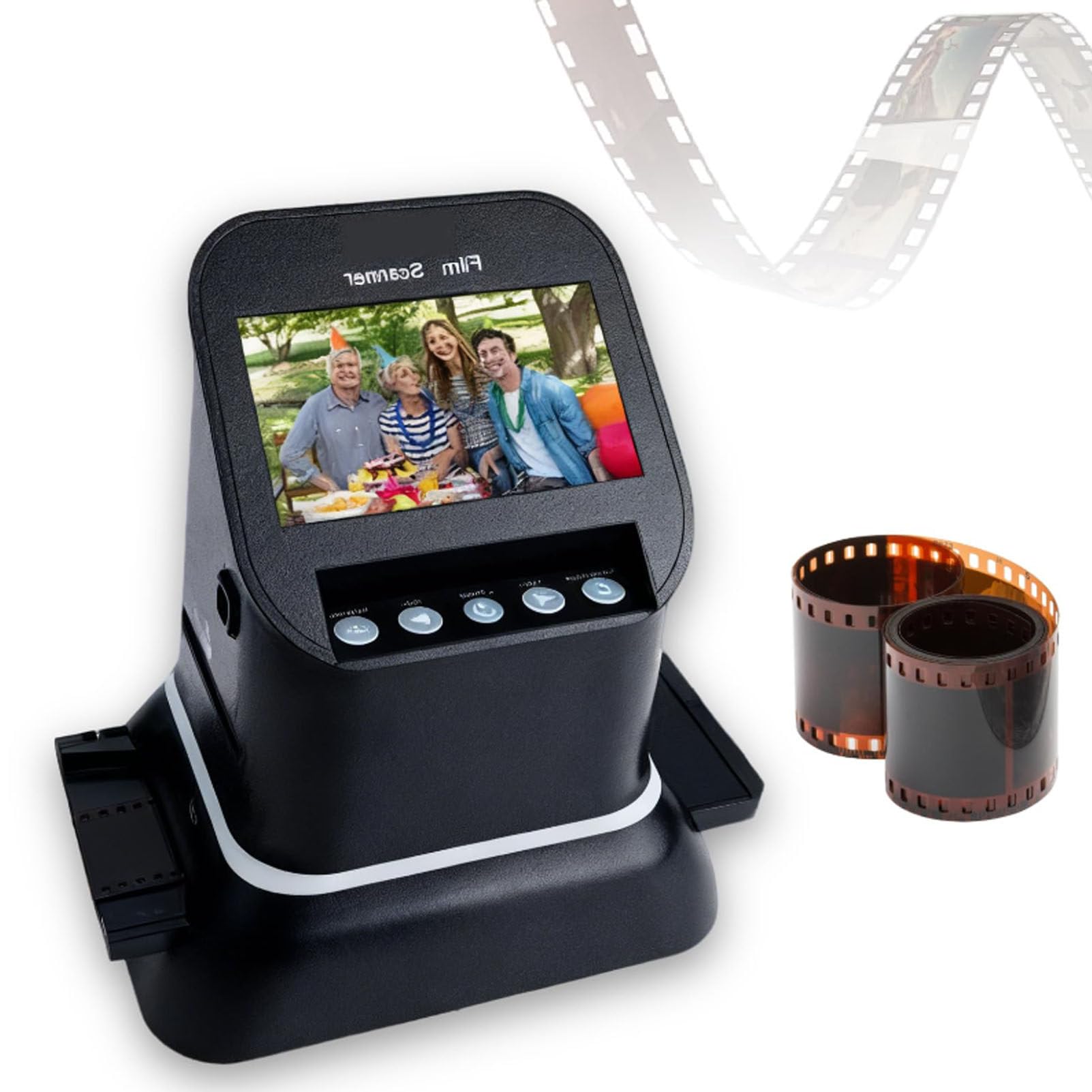 120 High Resolution Film Scanner, Film Negative Scanner 35mm, 22MP High-Resolution Negative Convert, 120, 126, 127 Negatives Slides to Photos