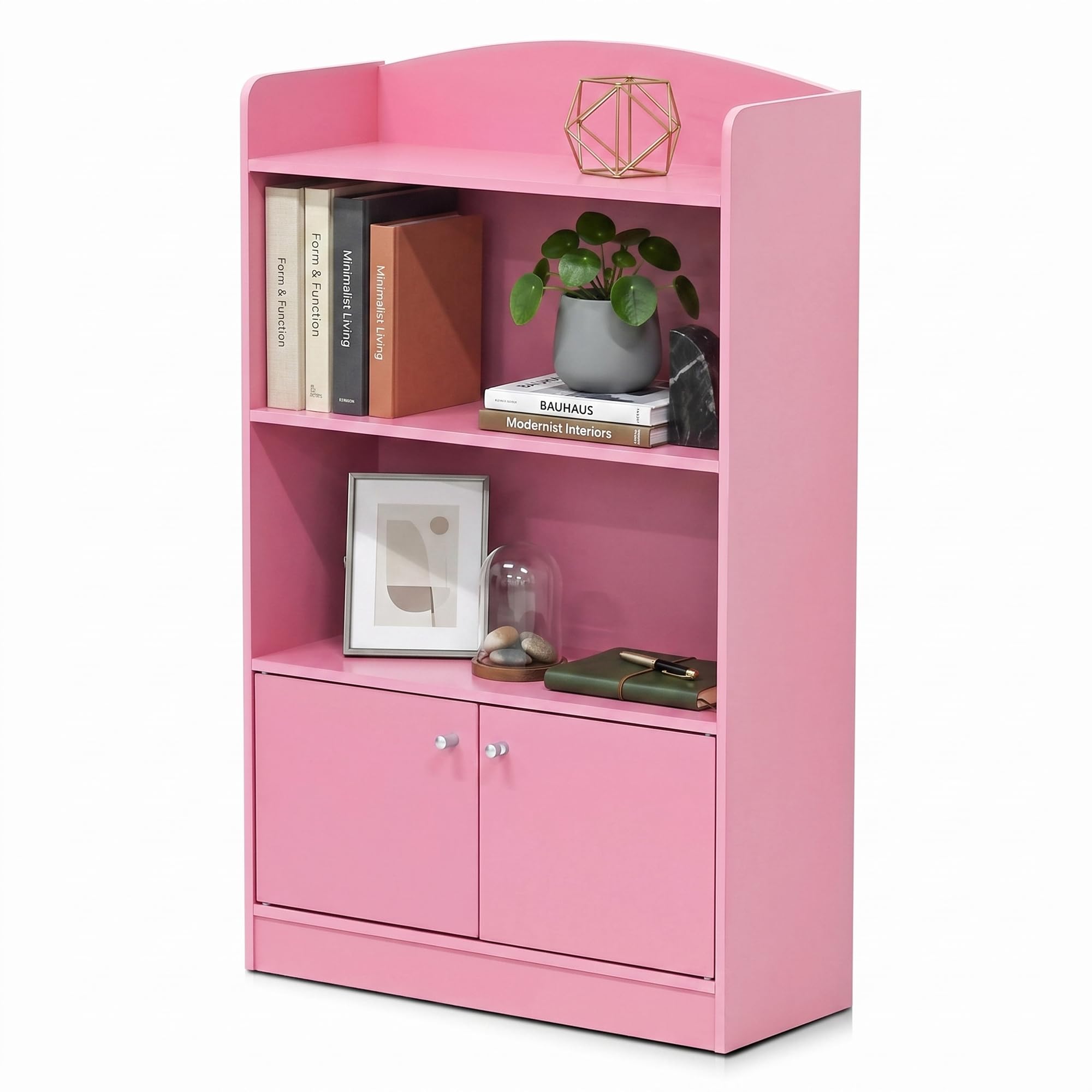 Amazon｜フリノ(Furinno) 本棚 カラーボックス Lova ローヴァ ピンク