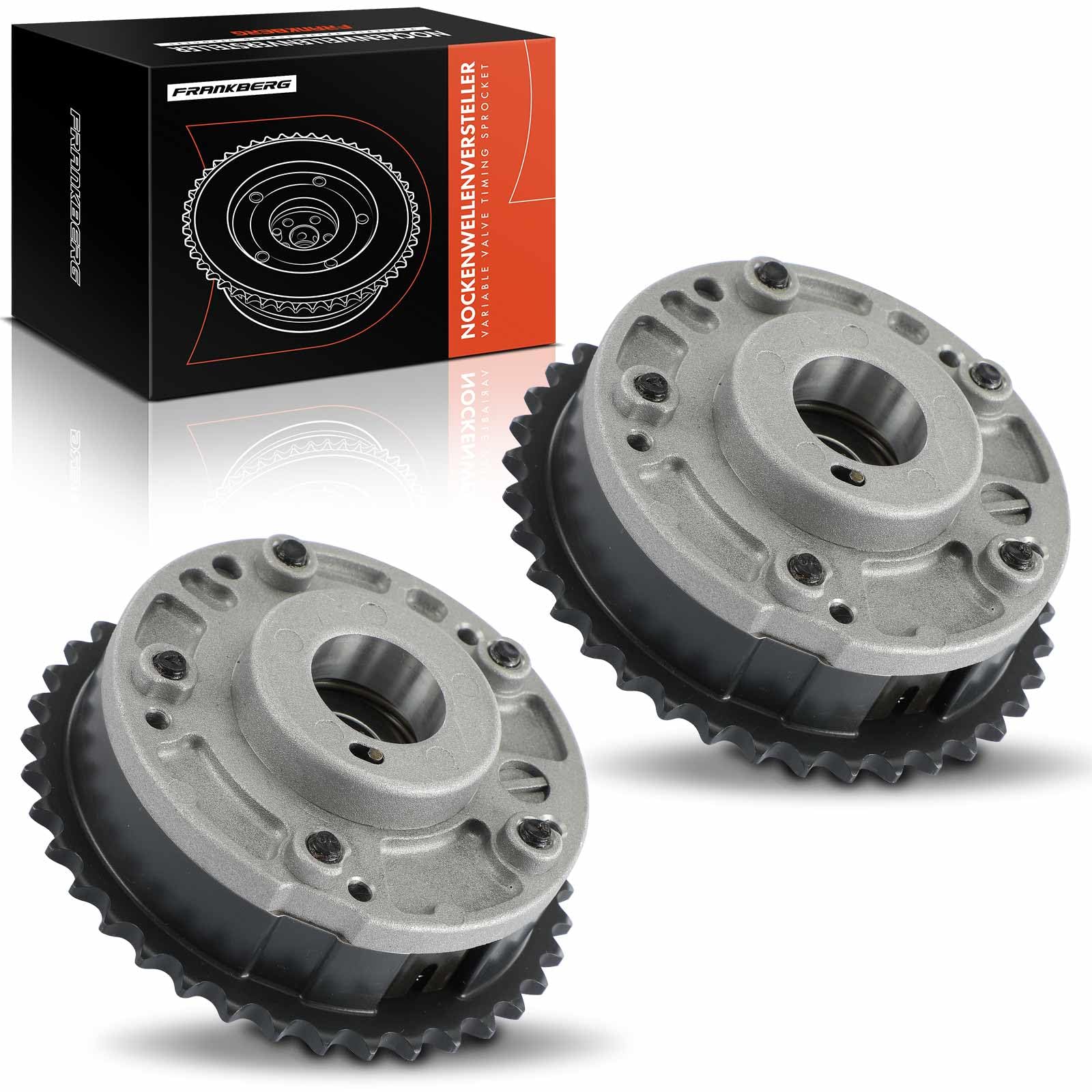 Frankberg Ajustador del árbol de levas 11367500032 11361707315 | Compatible con: Serie 3 E46, Serie 1 Convertible E88, Serie 1 E81, Serie 3 Coupé E46, Serie 3 Convertible E46
