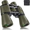 Professional Hand Binoculars, 100x100 Full HD Image Quality, 20x High Zoom, 50 mm Lens Diameter, 1000 M56M Vision, Waterproof Design, Hand Binoculars with Carrying Bag, For Nature and Security
