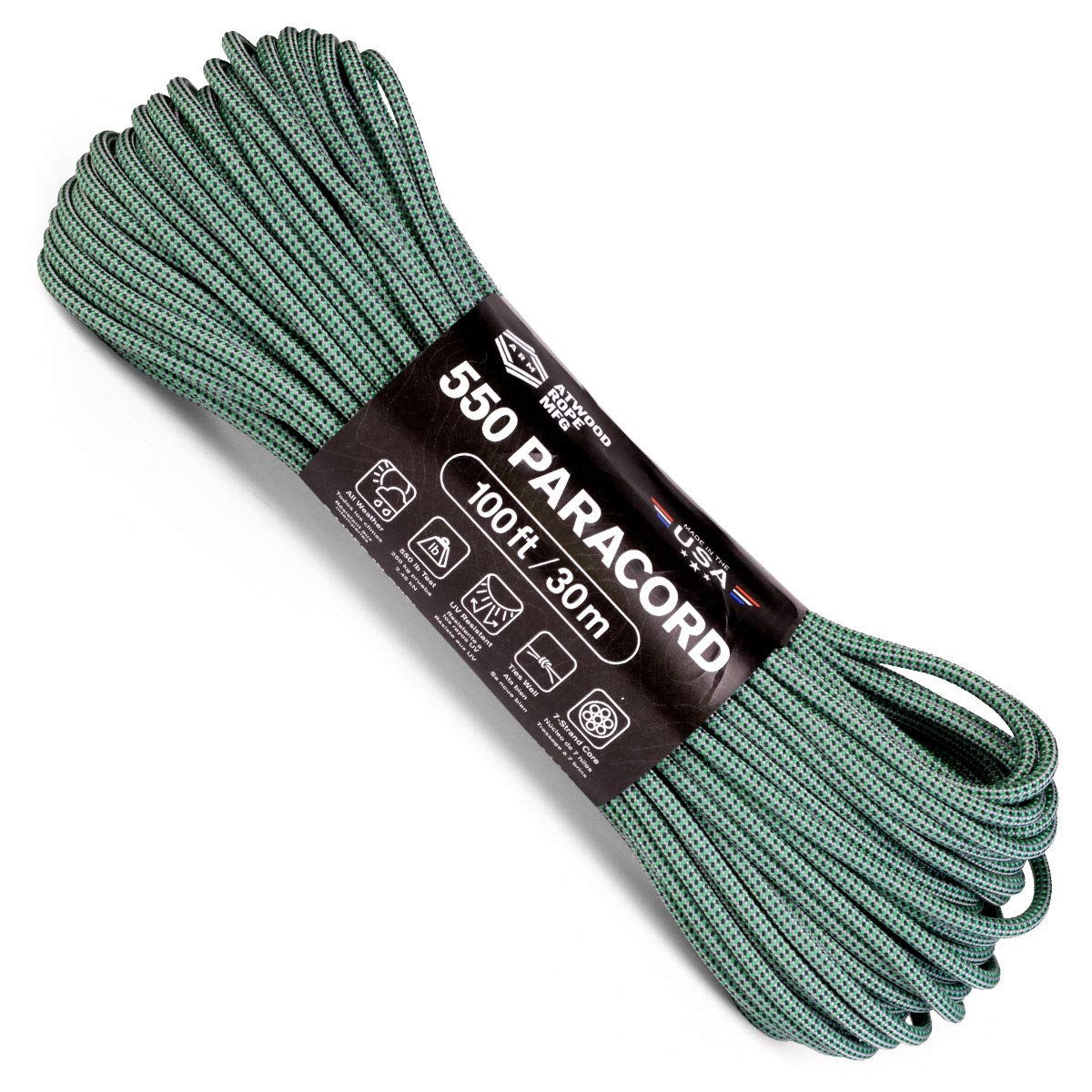 Amazon.co.jp: Atwood Rope MFG カラーチェンジ 550パラコード 100