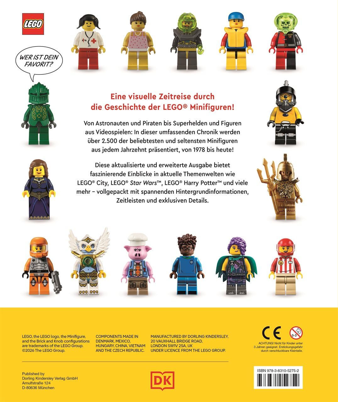 LEGO® Minifiguren Die offizielle Geschichte: Mit exklusiver Astronauten Minifigur. Erweitert und aktualisiert
