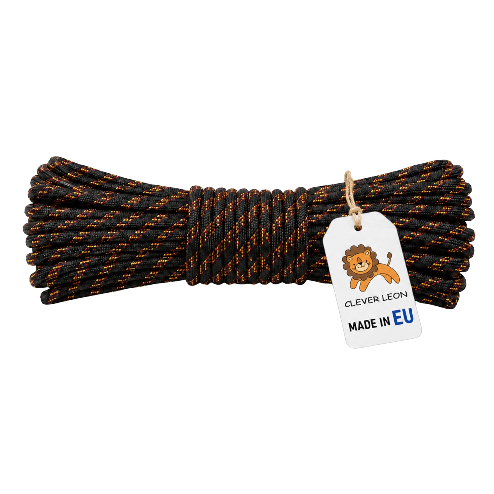 Cuerda de polipropileno trenzado 8 mm 30 m cuerda multiusos para camping, tienda, lona, jardín y náutica, resistente a los rayos UV para fijación y transporte exterior