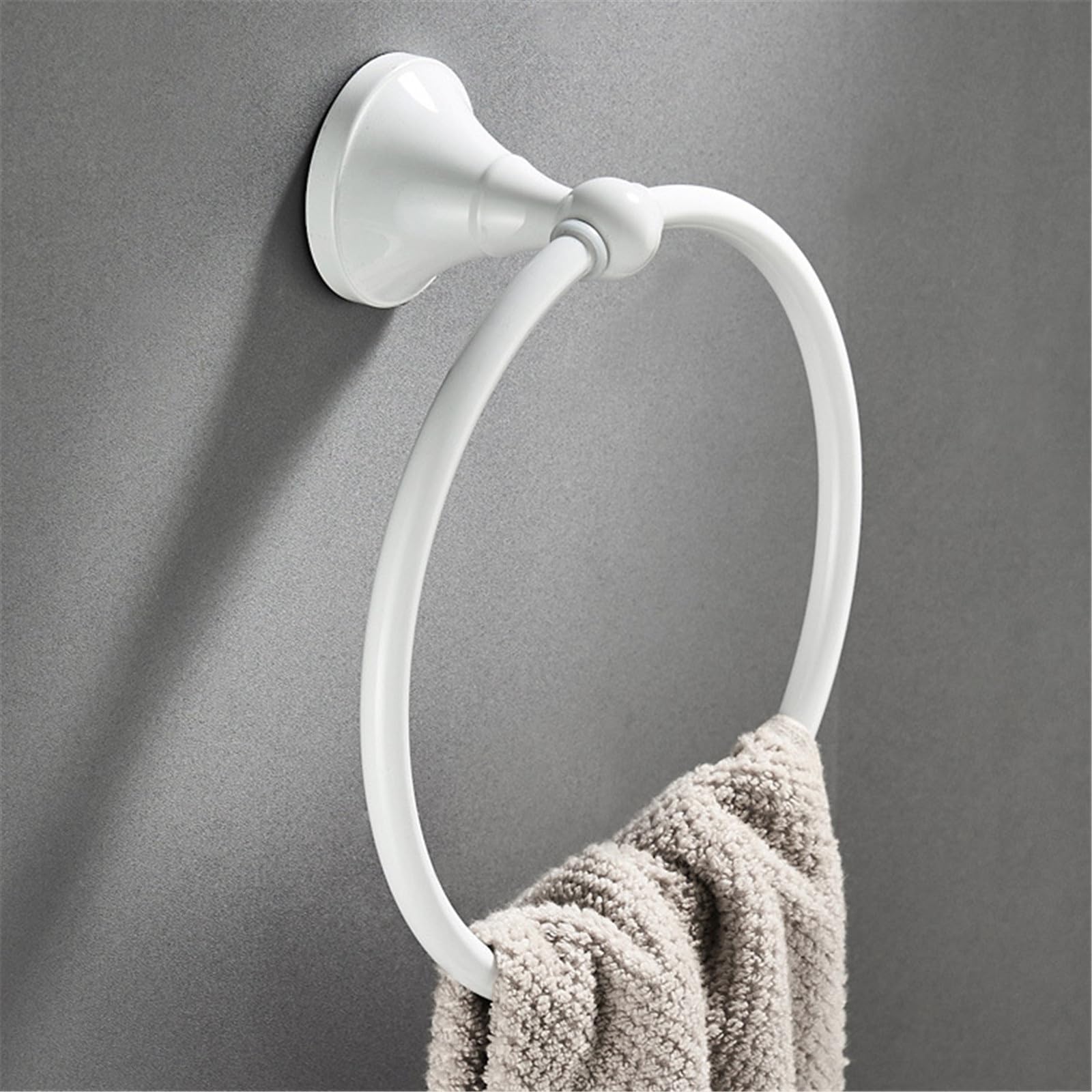 Handtuchring, Handtuchringhalter, Badezimmerregal, rund, for Aufhängen for Küche und Badezimmer