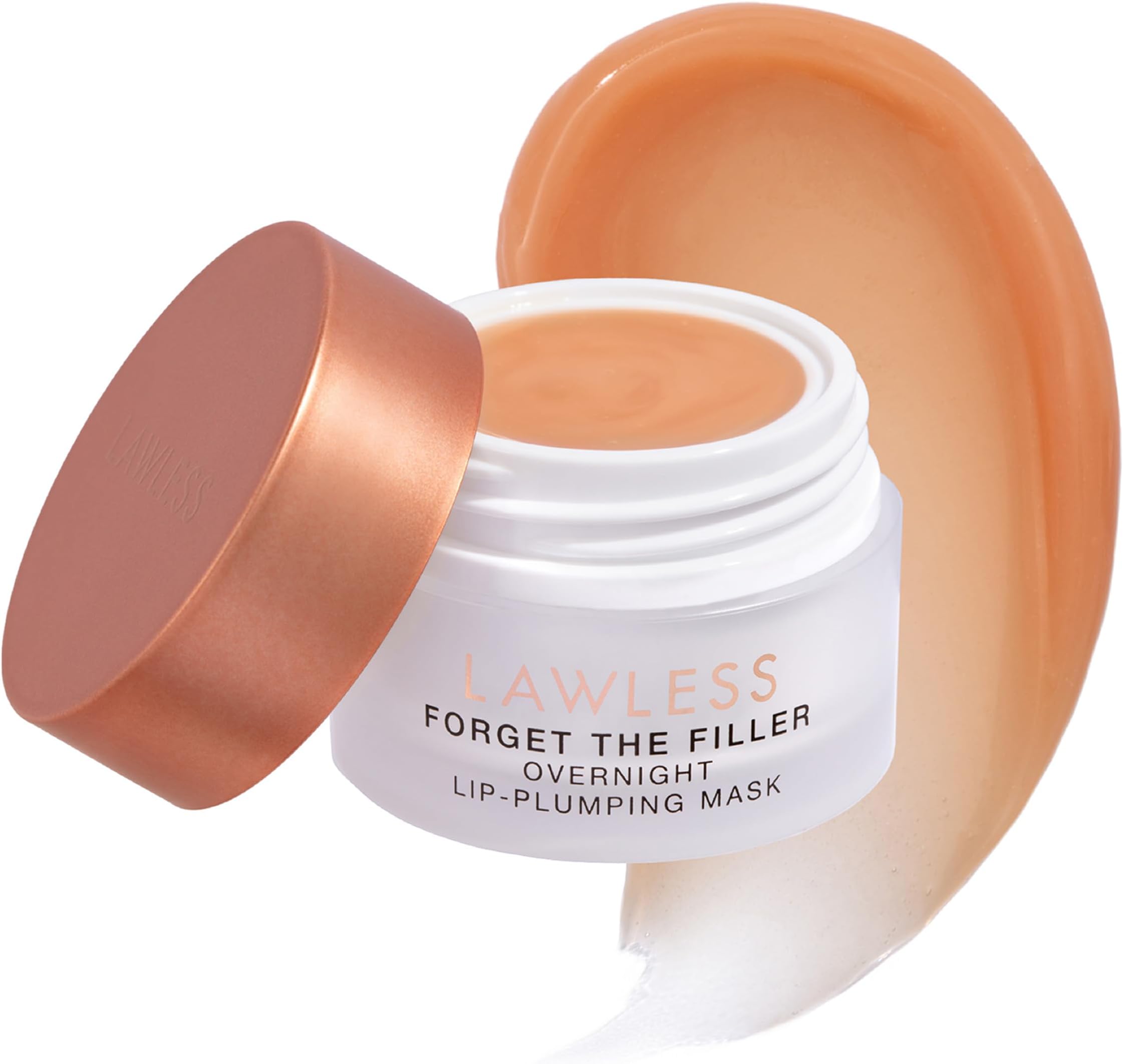LAWLESS Women's Forget The Filler Overnight Lip Plumping, Birthday Cake, 0.28 Ounce