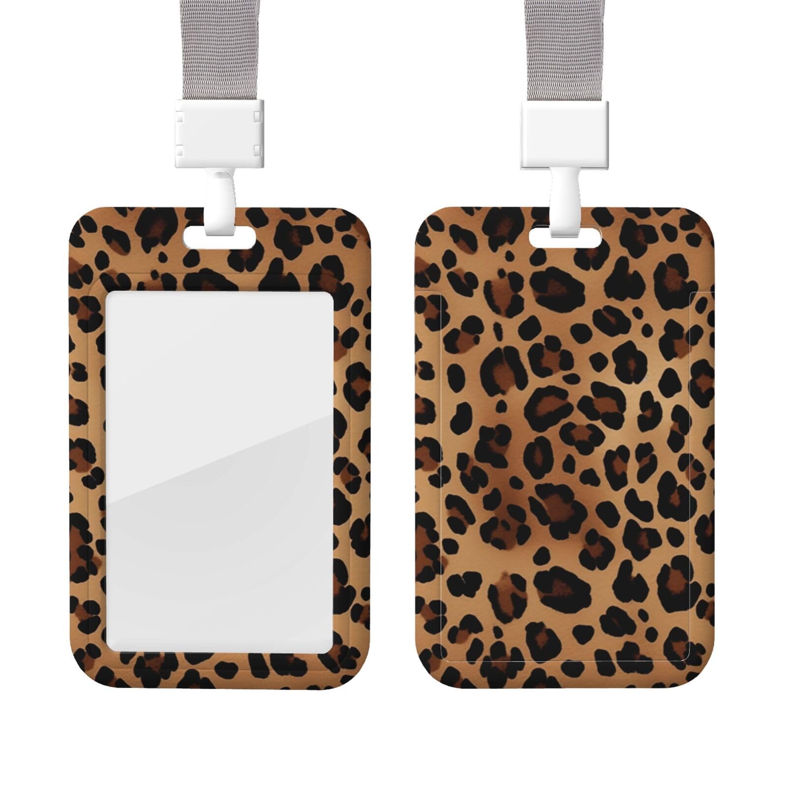 Mosterd Geel ID Badge Houder Met Lanyard Verticale ID Card Protector Naam Tag Badge Houder Met Clear Venster ID-kaart Naam Badge Houder Voor Verpleegkundige Arts Kantoorbenodigdheden