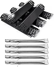 Replacement Parts for Nexgrill 720-0888S 720-0830X, 5 Pack Flame Tamer and Burners Replacement for Nexgrill 5 Burner 720-0888S Gas Grill