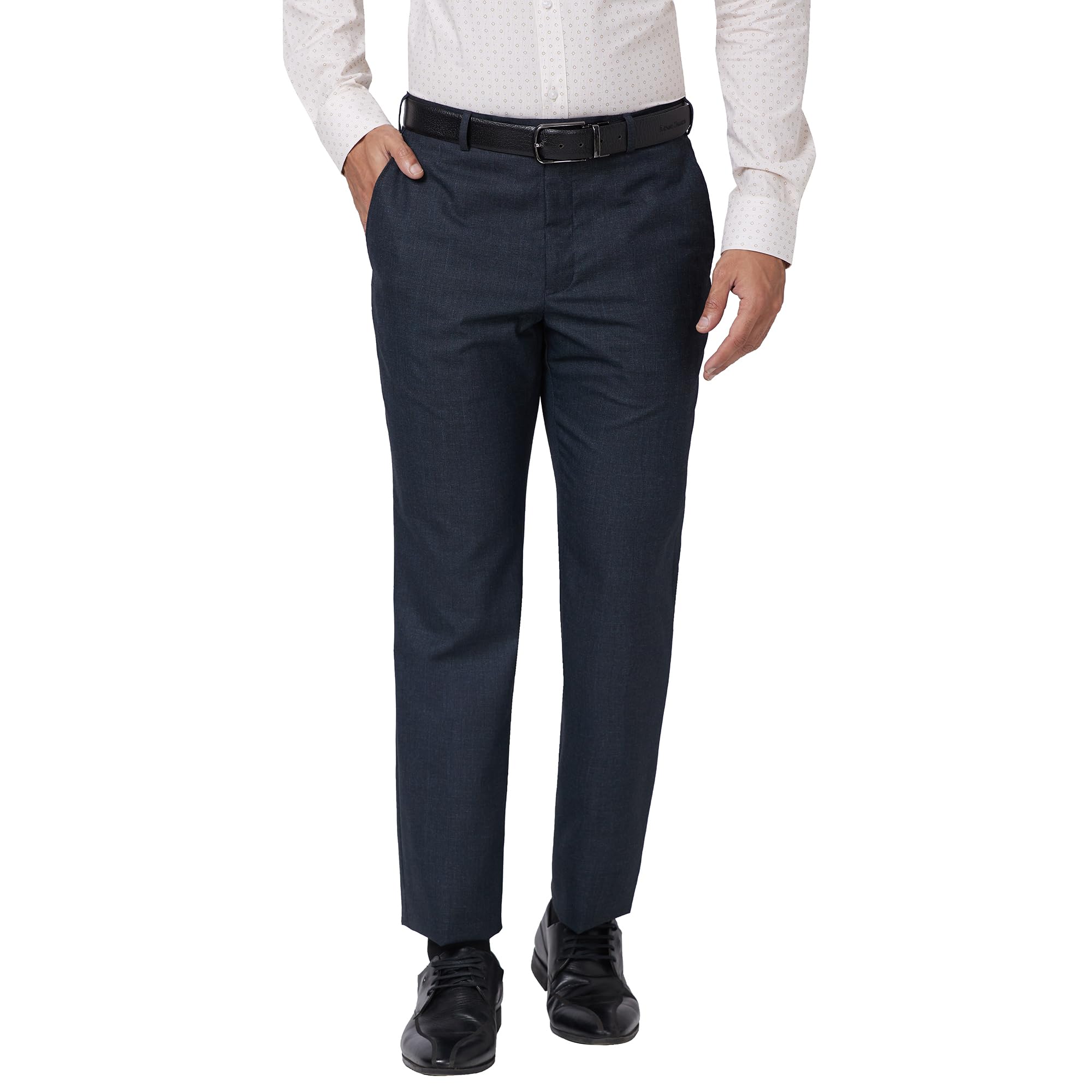 park avenue Men's Regular Fit Mid Rise Trouser-picture-52