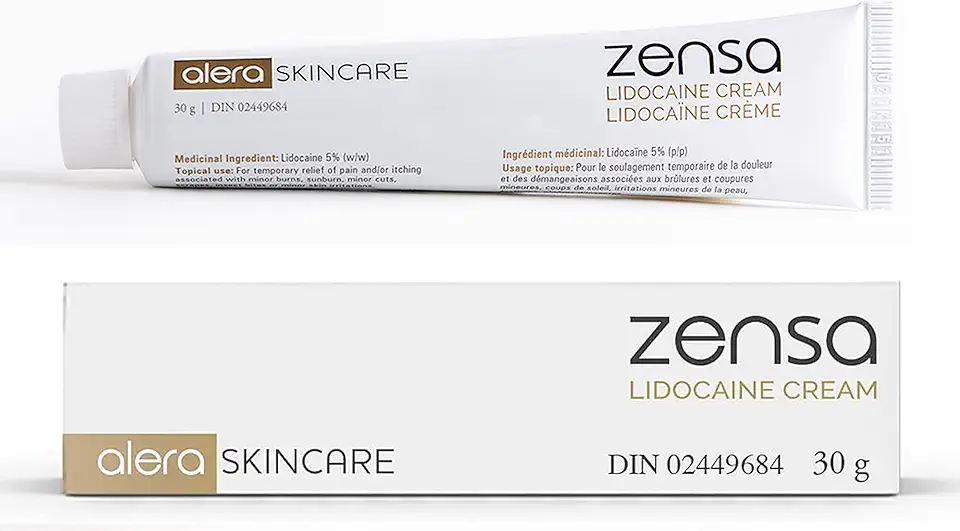 Zensa Tattoo Numbing Cream 5% Lidocaine, Safe on Broken Skin | Fast-Acting Pain Relief for Tattoos, Microneedling, Waxing, Injections | Vegan, Steroid-Free, Professional-Grade | Best Tattoo Numbing Cream 1 Oz (DIN 02449684)