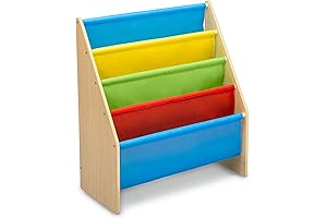Sturdy Delta Book Rack - Spruce Up Your Playroom!