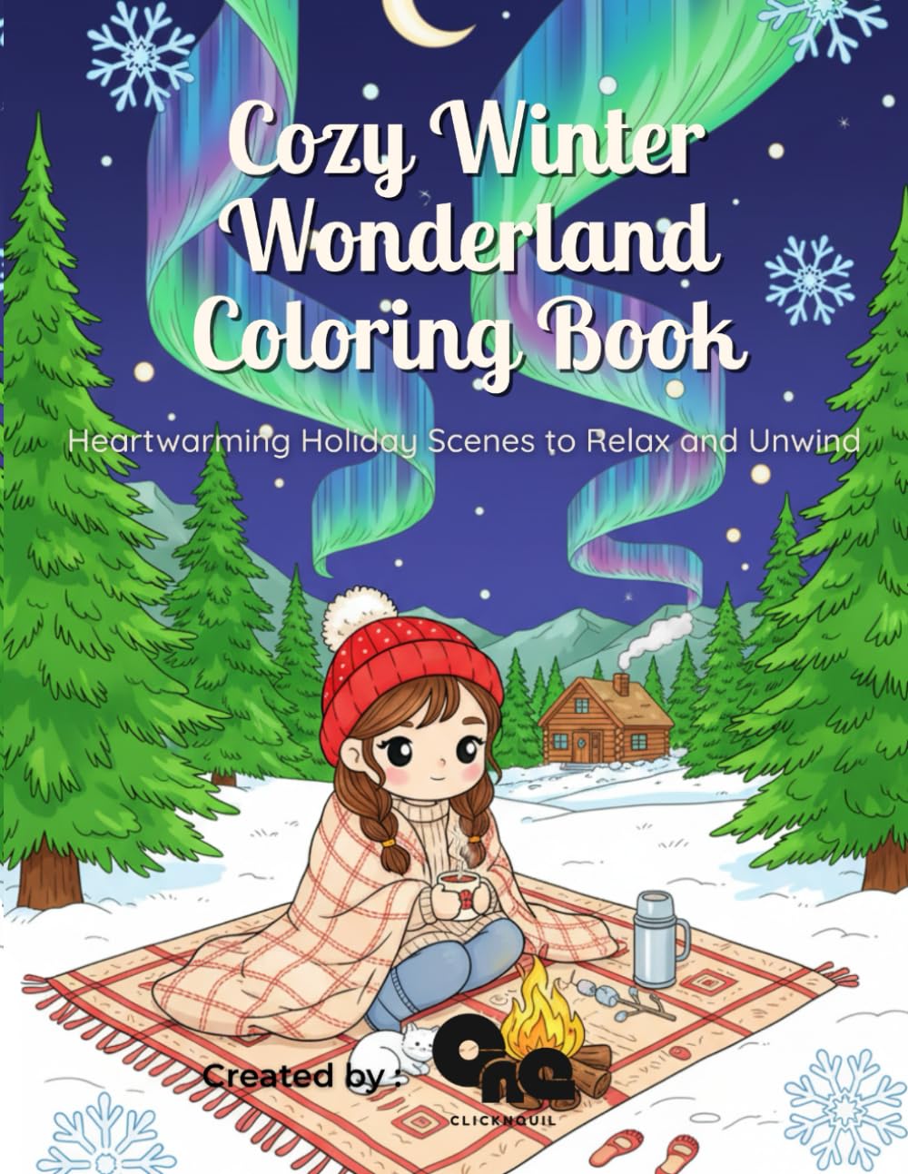 Cozy Winter Wonderland Coloring Book: Heartwarming Holiday Scenes to Relax and Unwind