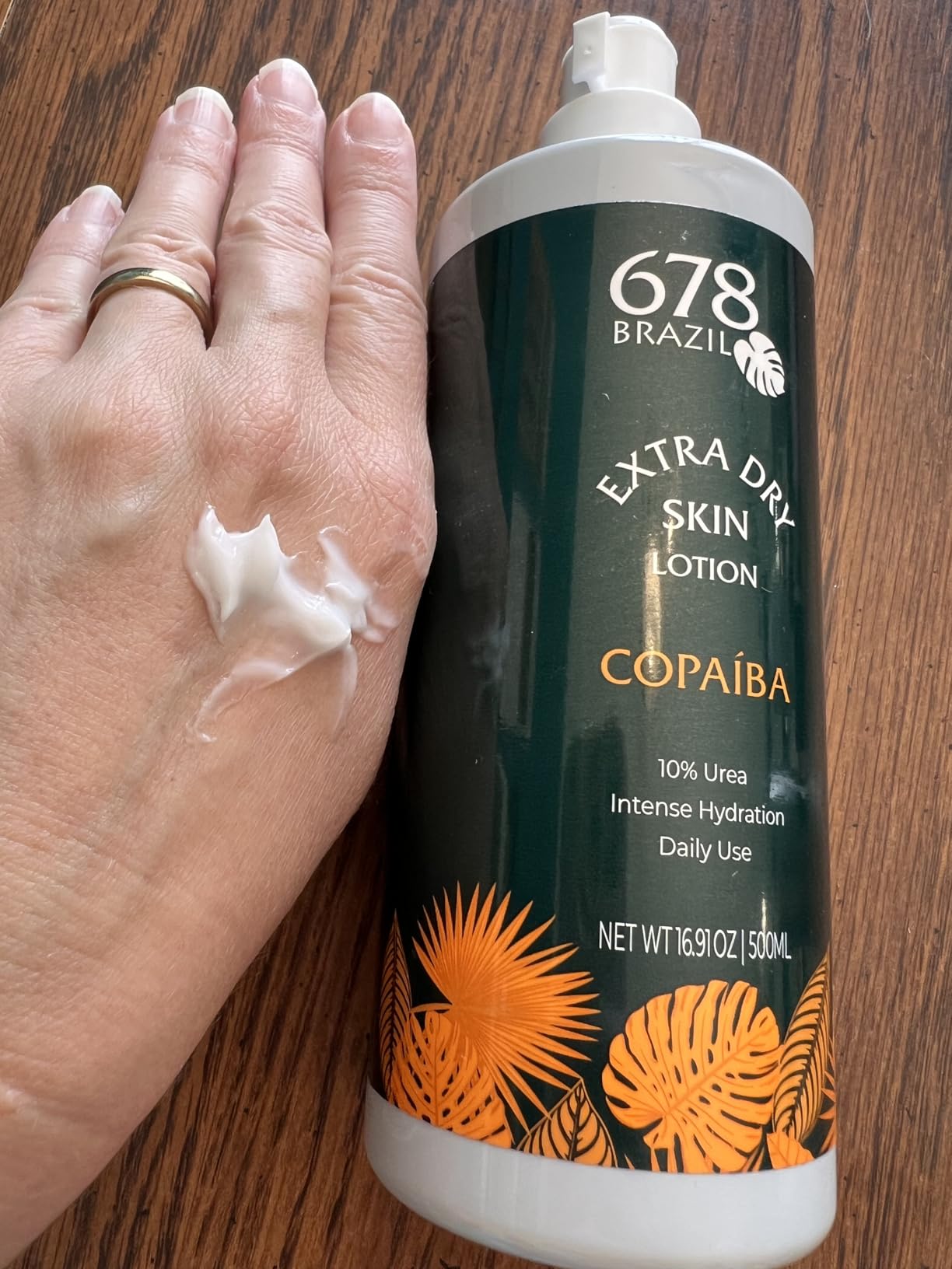 678 BRAZIL 678Brazil Extra Dry Skin Moisturizing Lotion - Deep Hydration - Repairs Dehydrated Skin, Daily Use Moisturizer - Copaiba & Passion Fruit - 16.91 Fl Oz