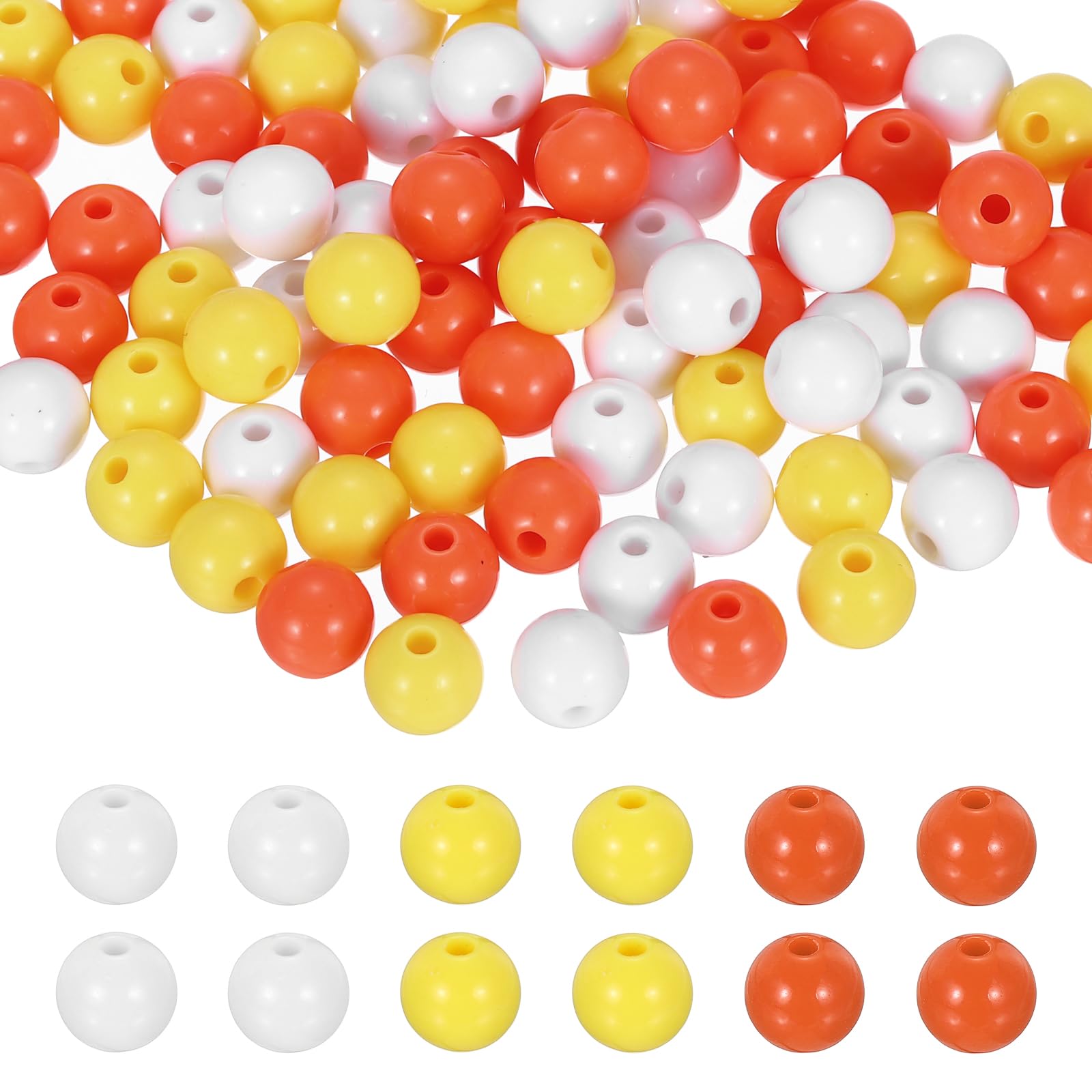 PATIKIL 8mm Acrylic Round Beads