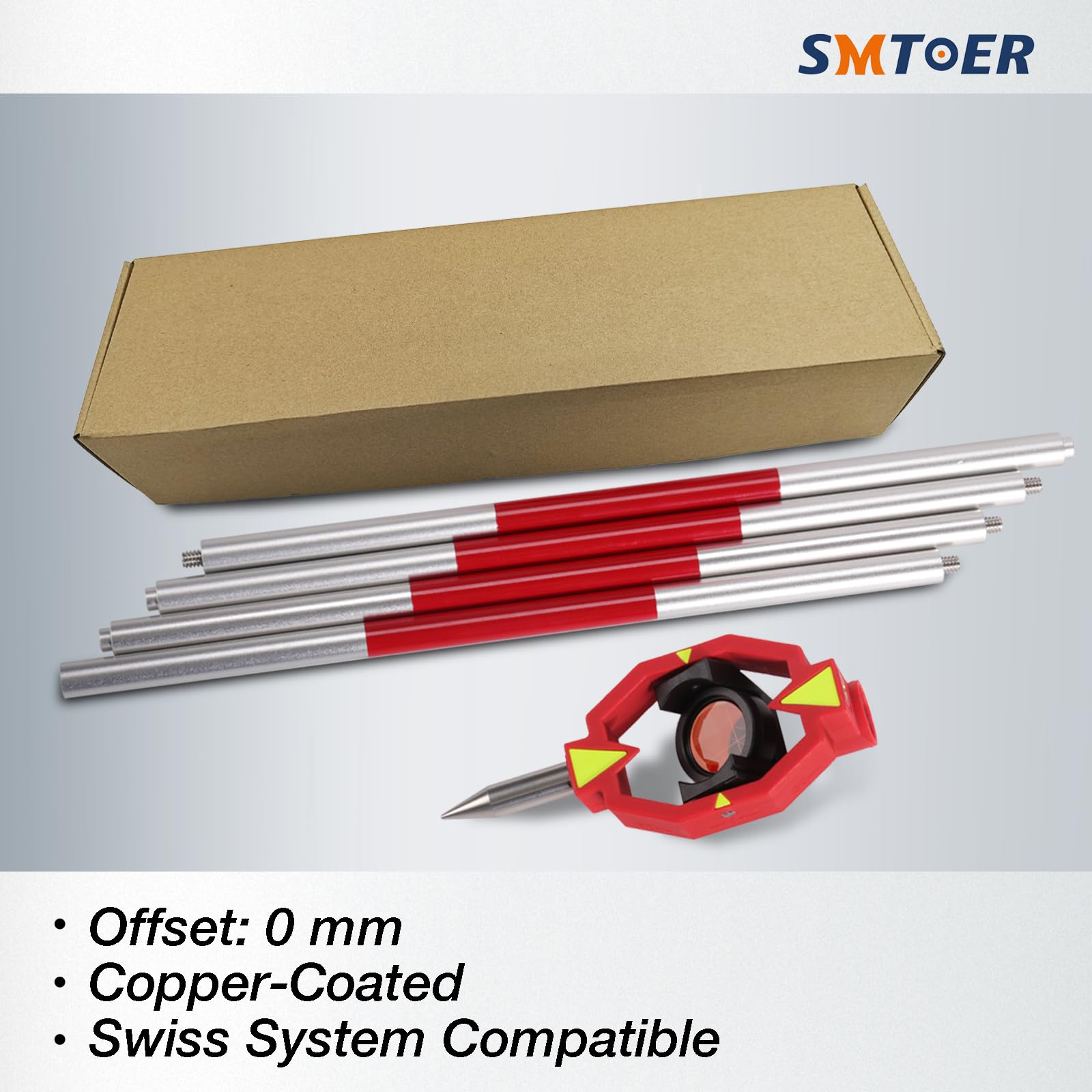 Amazon.com: SMTOER Mini Prism Reflector with 4 Rods, 0 mm Offset