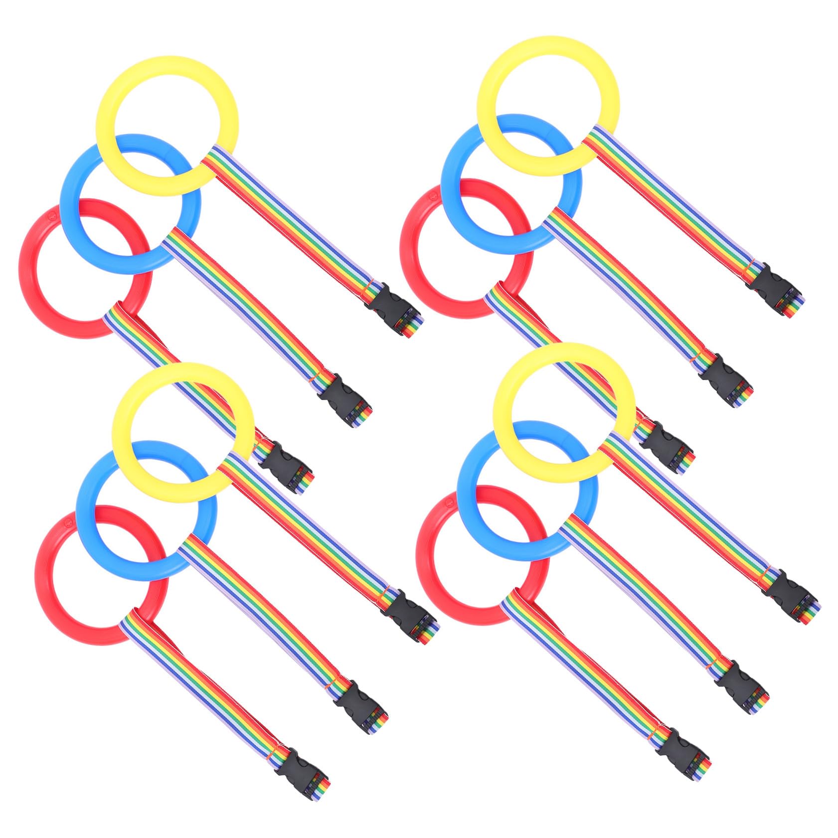 12 Piezas Cuerda de Seguridad para Asas Desmontables de Cuerda para Caminar Grupo para Guarderías y Aulas Resistente y Cómoda Paratrol de y Salidas Escolares