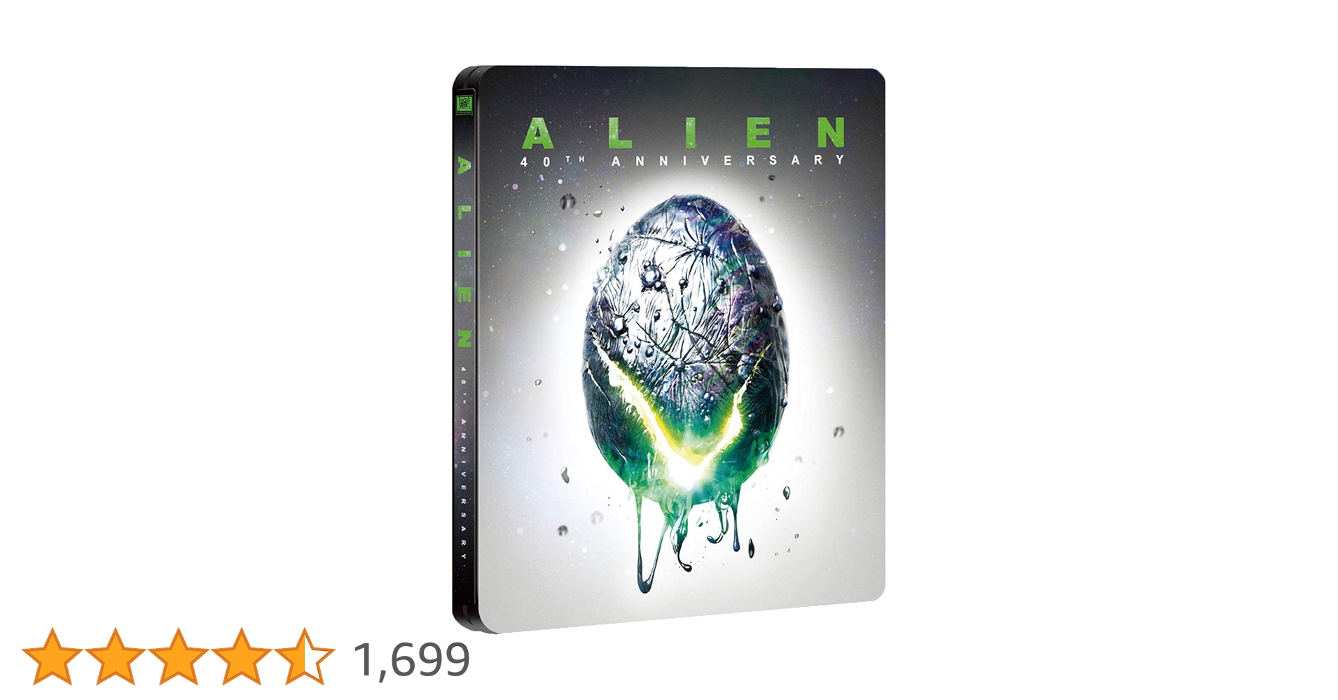 【未開封品】エイリアン 製作40周年記念版 スチールブック仕様 Amazon.co.jp: 【Amazon.co.jp限定】エイリアン 製作40周年記念版